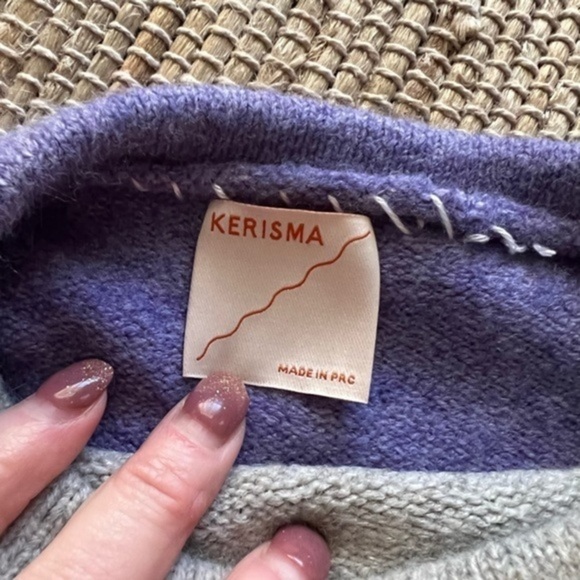 Kerisma Soft Color Block High Neck Sweater - Picture 12 of 13